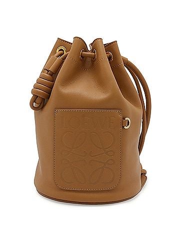 Loewe LOEWE Sailor Bag Small Drawstring Bucket Shoulder Leather Warm Desert Brown A734Z18X11 (view 1)