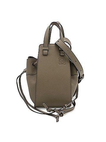 Loewe LOEWE Hammock Drawstring Mini Handbag Shoulder Bag Leather Greige A538V07X15 (view 1)