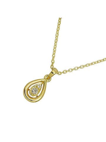 Christian Dior Christian Dior Diamond Necklace, 40cm, 18K Yellow Gold (750) (view 1)