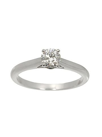 Cartier Cartier Solitaire #49 Diamond Ring, 0.37ct, E Grade, VVS2 Clarity, Excellent Cut, Platinum. (view 2)