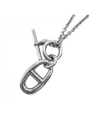 Hermès Hermes Chaine d'Ancre Amulet Necklace for Women, Pendant Jewelry, Sterling Silver 925, Approx. 9.21g (view 1)
