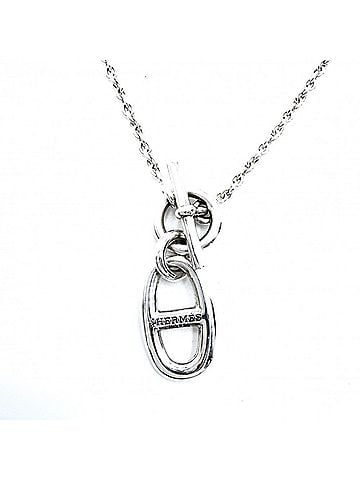 Hermès Hermes Chaine d'Ancre Amulet Necklace for Women, Pendant Jewelry, Sterling Silver 925, Approx. 9.21g (view 2)