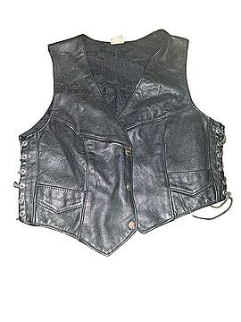 Leather Village Vest (view 1)