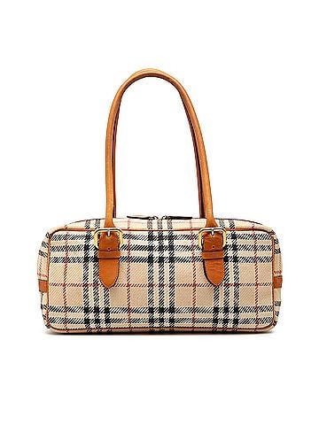 Burberry House Check Wool Shoulder Bag (view 1)