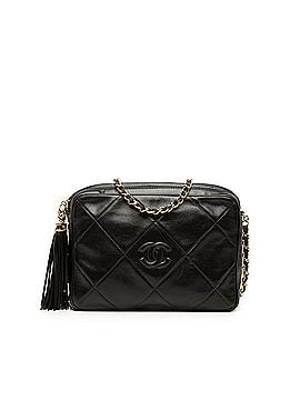 Chanel CC Diamond Quilted Lambskin Tassel Camera Bag (view 1)