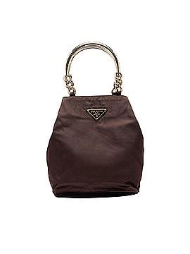 Prada Tessuto Metal Handle Bag (view 1)