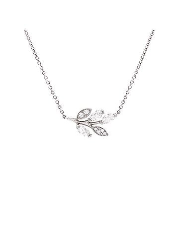 Tiffany & Co. Vine Pendant Necklace Platinum with Diamonds (view 1)