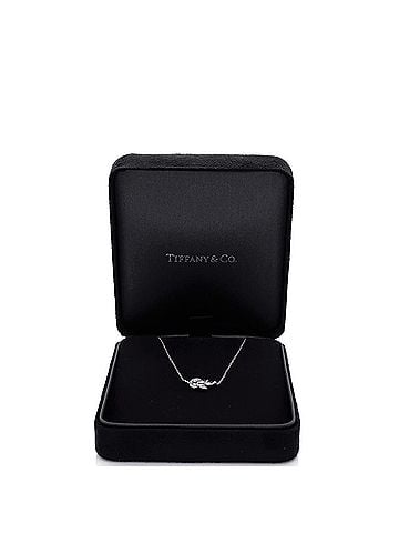 Tiffany & Co. Vine Pendant Necklace Platinum with Diamonds (view 2)