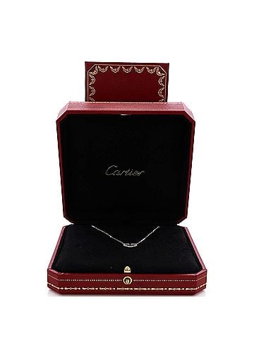 Cartier C Heart de Cartier Pendant Necklace 18K White Gold with Pave Diamonds (view 2)