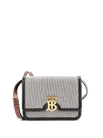 Burberry TB Flap Bag Canvas Small (view 1)