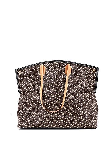 Burberry Society Tote Monogram E-Canvas Large (view 1)
