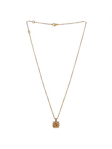 David Yurman Chatelaine Pendant Necklace 18K Yellow Gold with Citrine and Diamonds 9mm (view 2)