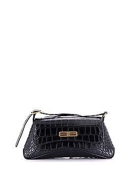 Balenciaga XX Flap Street Shoulder Bag Crocodile Embossed Leather Small (view 1)