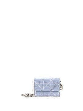 Christian Dior Lady Dior Nano Belt Pouch Cannage Quilt Patent (view 1)