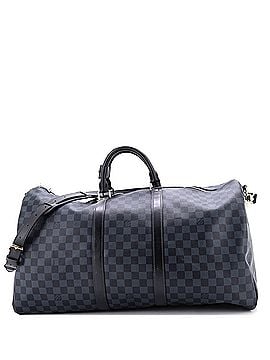 Louis Vuitton Keepall Bandouliere Bag Damier Cobalt 55 (view 1)