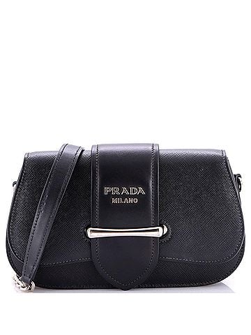 Prada Sidonie Shoulder Bag City Calf with Saffiano Mini (view 1)