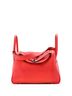 Hermès 100% Leather Red Lindy Bag Clemence 30 One size - photo 1