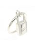 Hermès 100% Sterling Silver Silver Toned Hermes Kelly Cadena Ring One size - photo 1