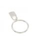 Hermès 100% Sterling Silver Silver Toned Hermes Kelly Cadena Ring One size - photo 3