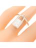 Hermès 100% Sterling Silver Silver Toned Hermes Kelly Cadena Ring One size - photo 5