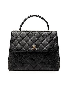 Chanel CC Quilted Caviar Kelly Top Handle Bag (view 1)