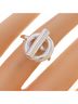 Hermès 100% Sterling Silver Silver Toned Hermes Hermès Echappé Ring One size - photo 5