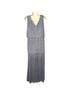 BHLDN 100% Polyester Solid Gray Purple Cocktail Dress Size 14 - photo 2