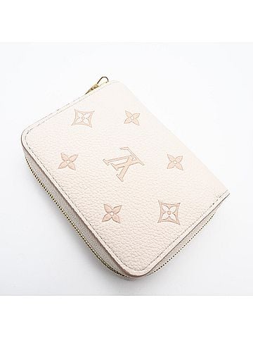 Louis Vuitton LOUIS VUITTON Monogram Empreinte Zippy Coin Purse Bicolor M14563 Bi-fold Wallet Pink Beige Cowhide Women's (view 2)