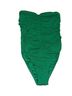 Milly Solid Green One Piece Swimsuit Size S - photo 1
