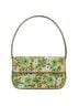 STAUD 100% Rayon 100% Polyurethane 100% Acrylic Floral Green Shoulder Bag One size - photo 1
