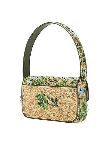 STAUD Tommy Beaded Bag Shoulder Bag (view 2)