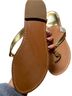 Sergio Rossi Gold Tan Sandals Size 11 - photo 2