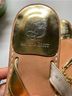 Sergio Rossi Gold Tan Sandals Size 11 - photo 4