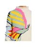 Tory Burch Graphic Pink Ivory Sweater Vest Size S - photo 5