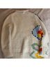 Tory Burch Graphic Pink Ivory Sweater Vest Size S - photo 7