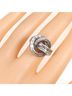 Hermès 100% Other Silver Toned Hermes Hallmark Ring One size - photo 5