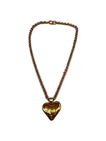 Chanel CHANEL Coco Mark Heart Necklace GP - Gold for Women (view 1)