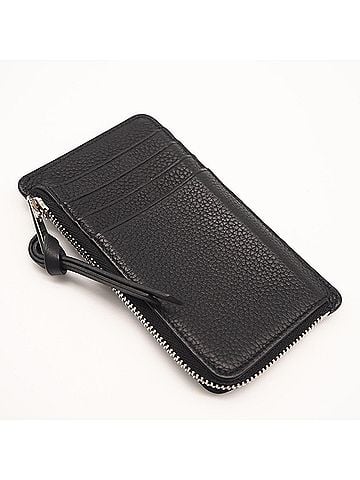 Loewe LOEWE Soft Grain Calf Coin Card Holder C660Z40X04 (Wallet/Coin Case) Black Leather Women's (view 2)