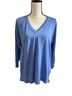 J.Crew 100% Cotton Solid Blue Pullover Sweater Size L - photo 1