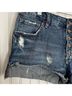 Free People Solid Blue Denim Shorts Size 28 waist - photo 5
