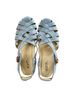 Earth Blue Multi Color Sandals Size 8 1/2 - photo 2