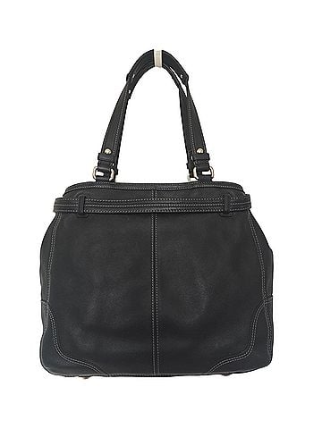 Coach Hampton Carryall Leather Satchel (view 2)
