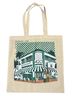 Grassroots 100% Canvas Print Green Ivory Tote One size - photo 1