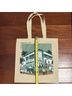 Grassroots 100% Canvas Print Green Ivory Tote One size - photo 3