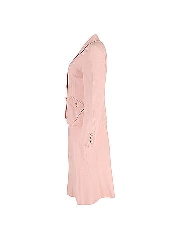 Moschino Moschino Cheap and Chic Blazer and Skirt Set in Pink Wool (view 2)