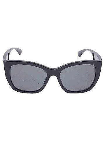 Chanel Chanel CC Butterfly-Framed Sunglasses in Black Acetate (view 1)