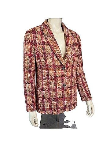 Midnight Velvet Two-button front blazer Jacket (view 1)