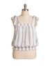Universal Thread 100% Cotton Stripes White Blue Tank Top Size L - photo 1