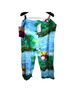 Jams World 100% Rayon Tropical Blue Green Multi Color Casual Pants Size L - photo 2