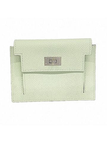 Hermès Hermes Kelly Pocket Compact Wallet/Coin Case, Veau Epsom Leather, Vert Fizz, U Stamp, Women's. (view 1)